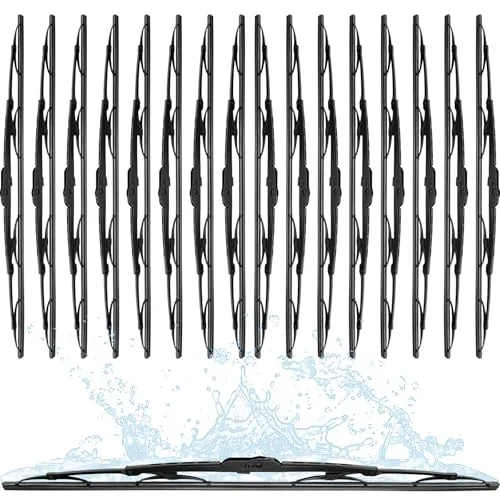 10 Pack 24 Inch Wiper Blades Silicone Wipers Durable, product photo