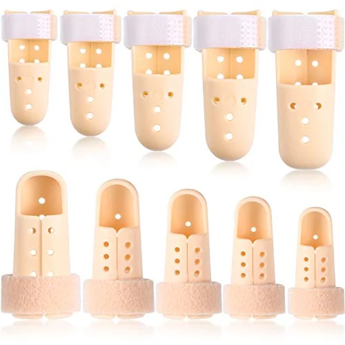 10 Pcs Mallet Finger Splint, skin color, product photo