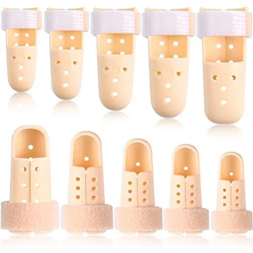 10 Pcs Mallet Finger Splint, skin color, product photo