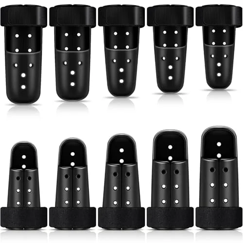 10 Pcs Mallet Finger Splint, black, product photo