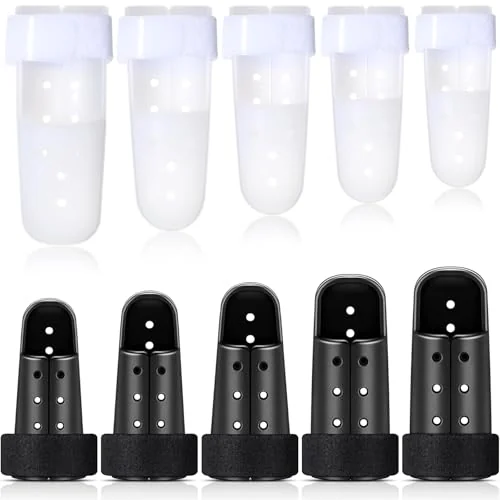 10 Pcs Mallet Finger Splint, white, black, product photo