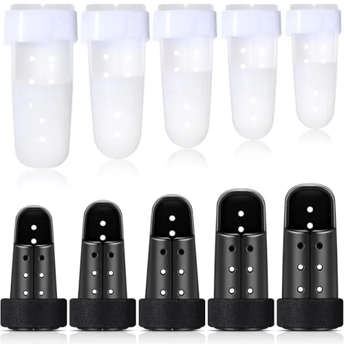 10 Pcs Mallet Finger Splint, white, black, product photo