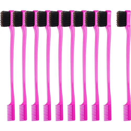 10 Pieces 2 In 1 Double Sided Hair Edges, rose, product photo