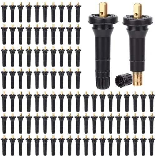 100 Pcs 17-20008 TPMS Snap-in Tire Pressure Sensor Valve, product photo