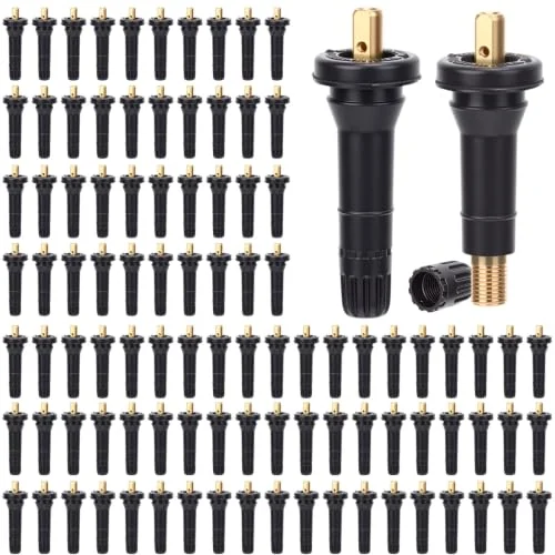 100 Pcs 17-20008 TPMS Snap-in Tire Pressure Sensor Valve, product photo