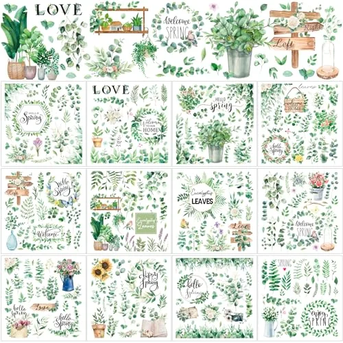 12 Sheets Rub on Transfers for Crafts and Furniture, as pictures shown, product photo
