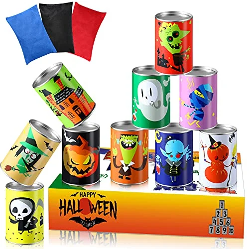 14 Pcs Halloween Party Games Adults Halloween Carnival Bean, as shown in the figure, product photo