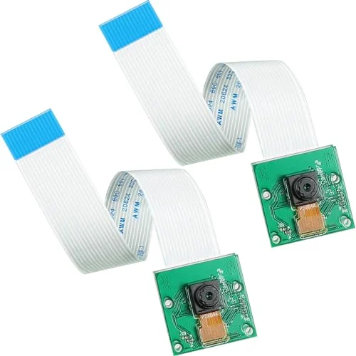 2 Pieces 5 Megapixels 1080p Sensor OV5647 Mini Camera, black, product photo