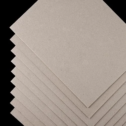 20 Pcs Chipboard Sheets Chip Board for Crafts Thick, product photo