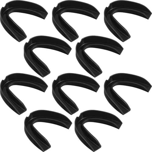 20 Pieces Sports Mouth Guard Boxing Mouth Protection Athletic, black, product photo