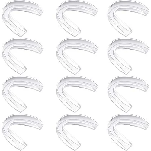 20 Pieces Sports Mouth Guard Boxing Mouth Protection Athletic, transparent color, product photo
