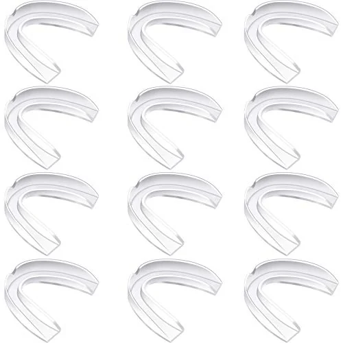 20 Pieces Sports Mouth Guard Boxing Mouth Protection Athletic, transparent color, product photo