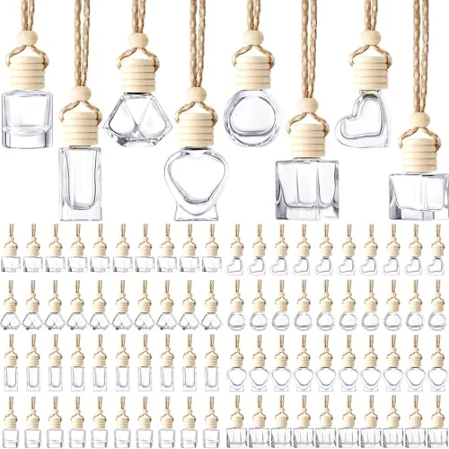 200 Pcs Hanging Car Diffuser Bottles Bulk, various, product photo