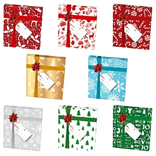 24 Pcs Christmas Gift Card Box Holders with 24, tree, snowflake, candy box, star, character, product photo