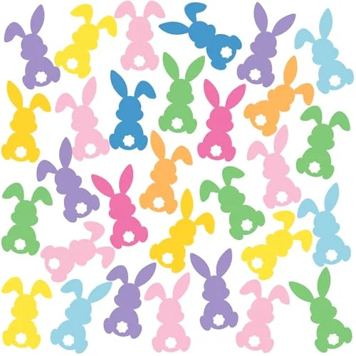 30 Pcs Easter Garage Door Magnets Cute Bunny Rabbit, multi color, product photo
