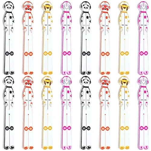 32 Pcs Spaceman Writing Tools Spacers for Writing Handwriting, red, blue, green, yellow, product photo