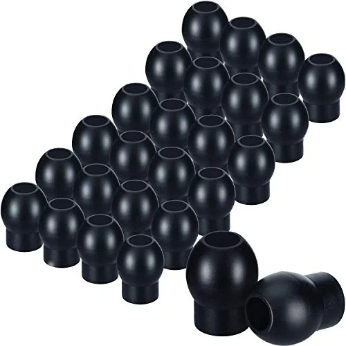 36 Pieces Replacement Ear Tips for Stethoscopes, black, product photo