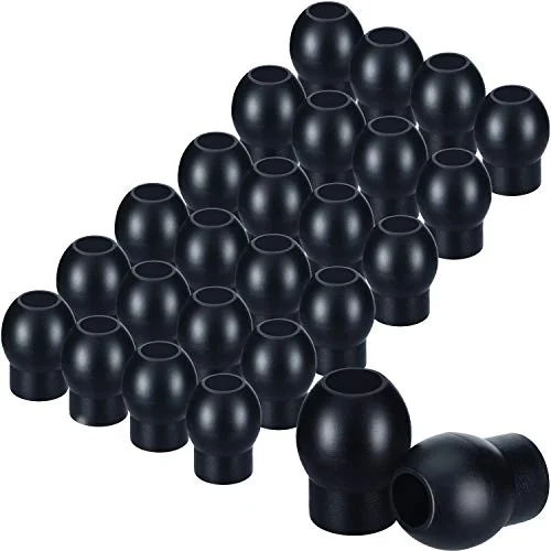 36 Pieces Replacement Ear Tips for Stethoscopes, black, product photo
