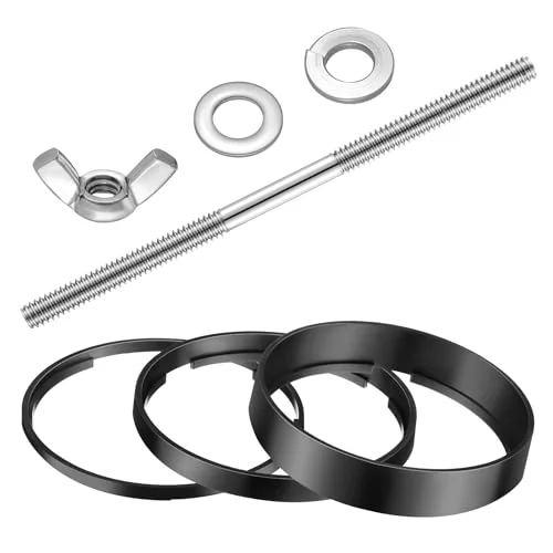 4 Pieces Air Cleaner Riser 5 Inch Stainless Steel, product photo