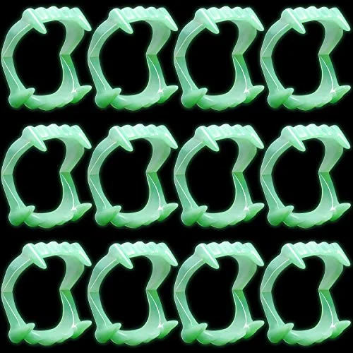 50 Pieces Halloween Vampire Teeth Glow in The Dark, product photo