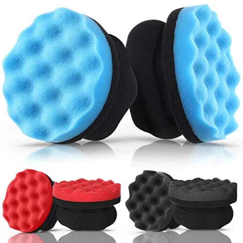 6 Pcs Tire Hex Grip Dressing Applicator Washable Tire, black, red, blue, product photo