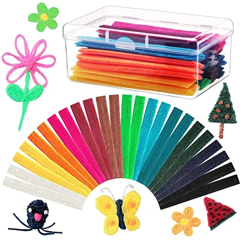 600 Pieces Wax Craft Sticks, 13 colors, product photo