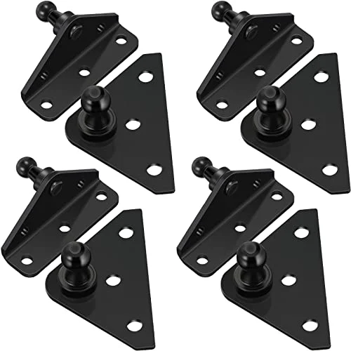 8 Pcs 10 mm Gas Strut Bracket Mounts, black, product photo