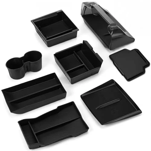8 Pcs Center Console Organizer Compatible with Tesla Model (B0GS5P35BJ), product photo