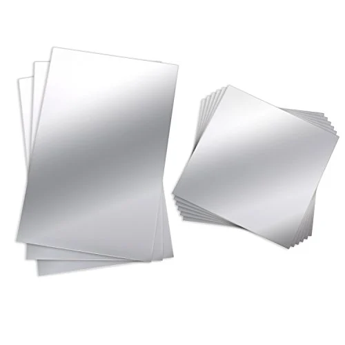 9 Pieces Mirror Stickers 6 x 9 Inches, 9 pieces, product photo