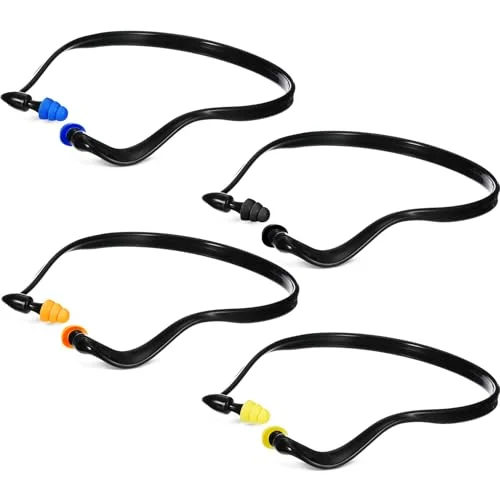 Banded Earplugs for Shooting Range Band Ear Plugs Lightweight, 4 colors, product photo
