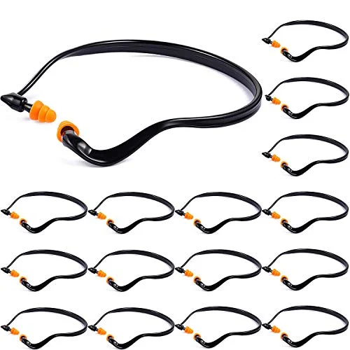 Banded Earplugs for Shooting Range Band Ear Plugs Lightweight, orange, product photo