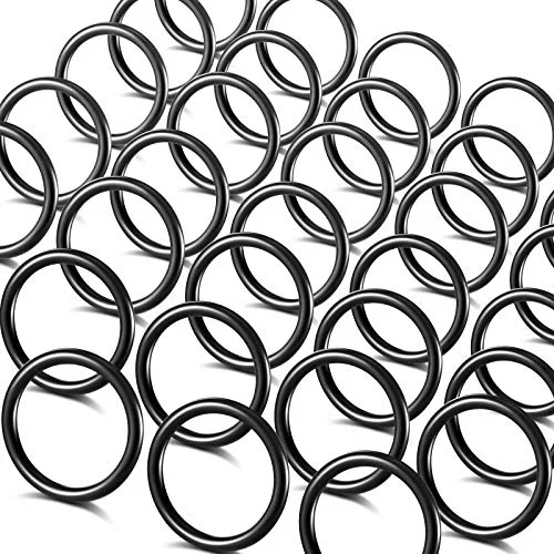 Bumper Fender Fasteners - Black O Rings, black, product photo