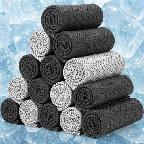 Cooling Towel Microfiber Ice Cool Cold Sport Face and, cool colors, product photo