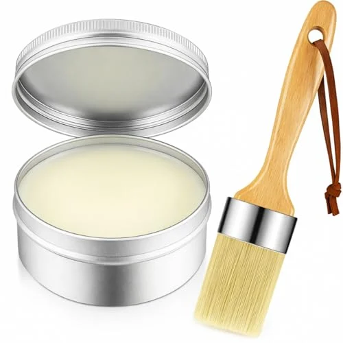Finishing Wax Furniture Wood Finishing Clear Chalk Paint Waxes (B089W8G85C), clear, product photo