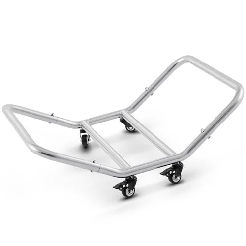 Gymnastics Cheer Mat Transporter Dolly for Wrestling Mat Roller, silver, product photo