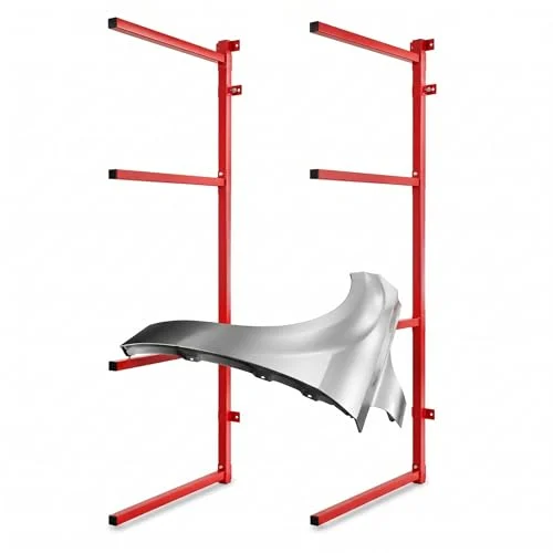 Wall Mount Bumper Stand, red, product photo