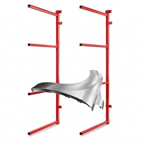 Wall Mount Bumper Stand, red, product photo