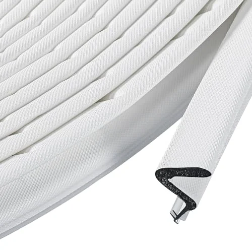 Weather Stripping Door Seal Exterior Weather Strip for Window, white, product photo