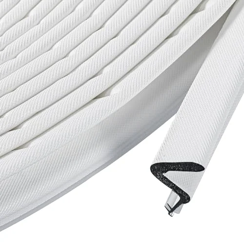 Weather Stripping Door Seal Exterior Weather Strip for Window, white, product photo